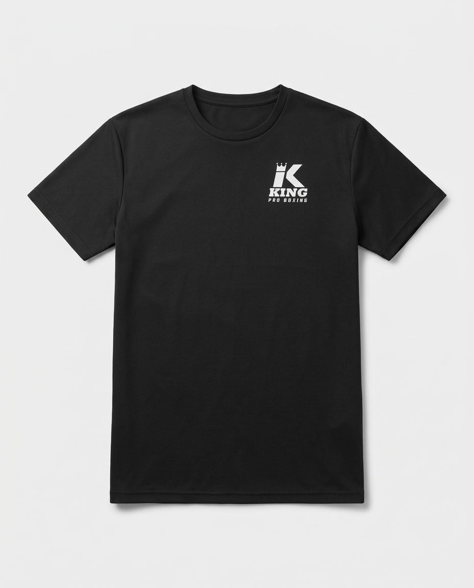 King Pro Boxing T-Shirt Logo - Zwart