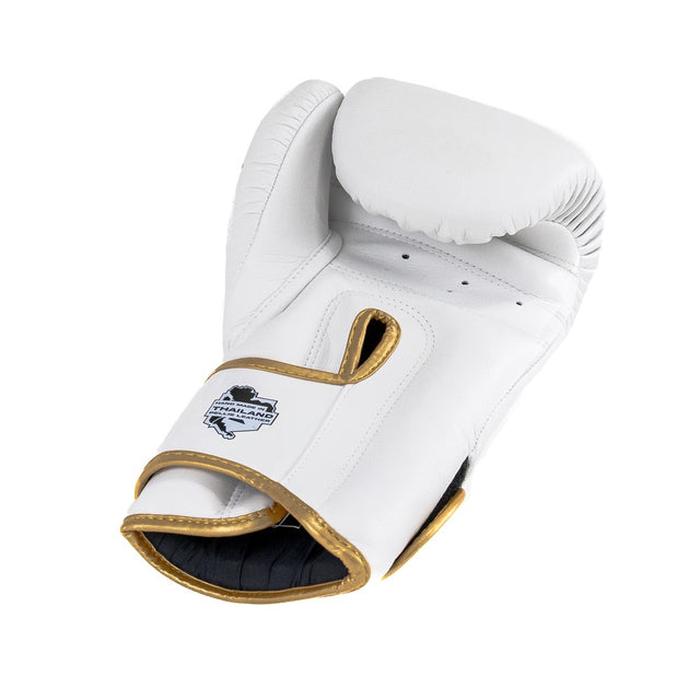 Luvas de boxe Booster PRO BGL VX4 – Branco/Ouro