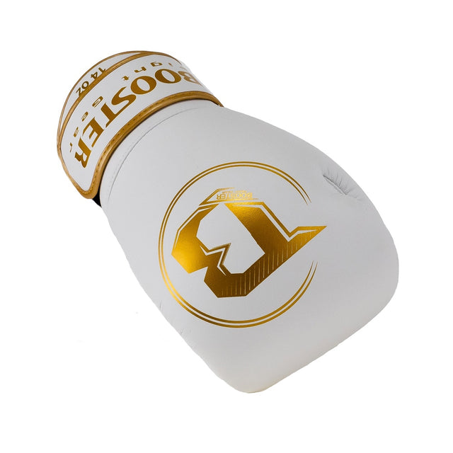Luvas de boxe Booster PRO BGL VX4 – Branco/Ouro