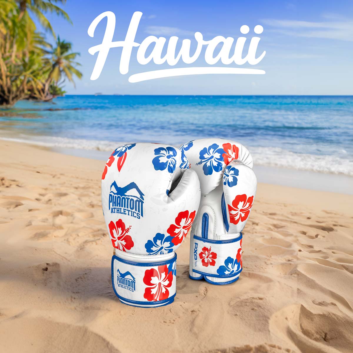 Phantom Athletics Bokshandschoenen Hawaii - Wit/Blauw/Rood