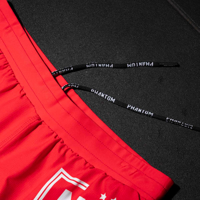 Shorts de MMA Phantom Athletics Fusion-R Make MMA Great Again – Rouge