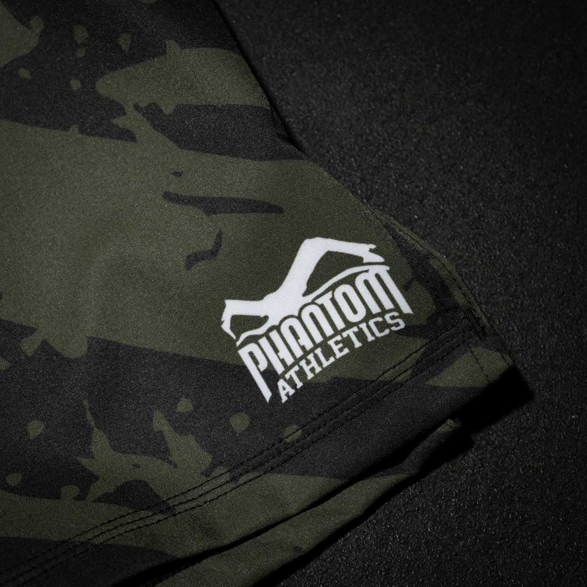 Phantom Athletics MMA Shorts EVO Tiger Camo - Zwart