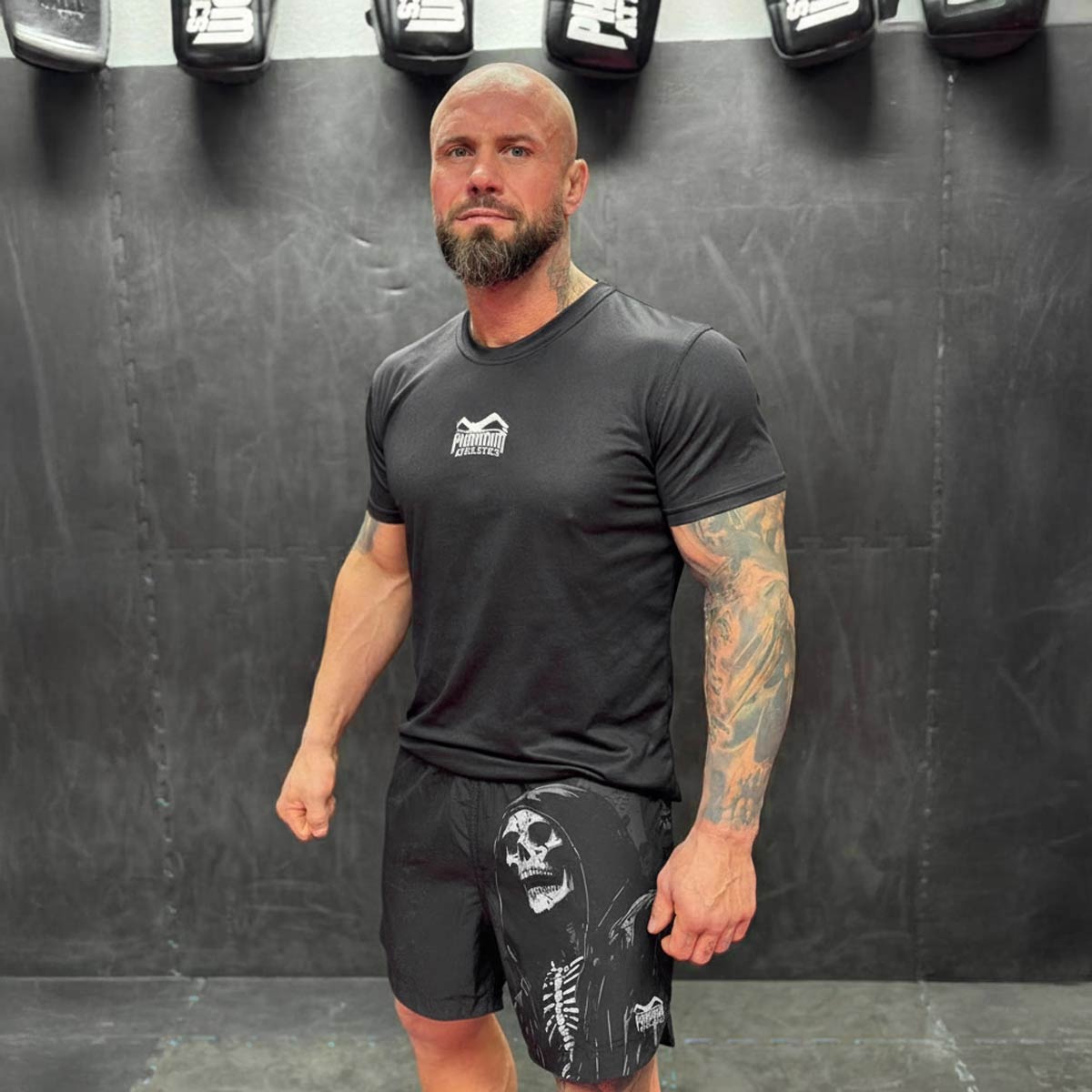 Pantalones de MMA Phantom Athletics Fusion-R The Hollow – Negro/Gris