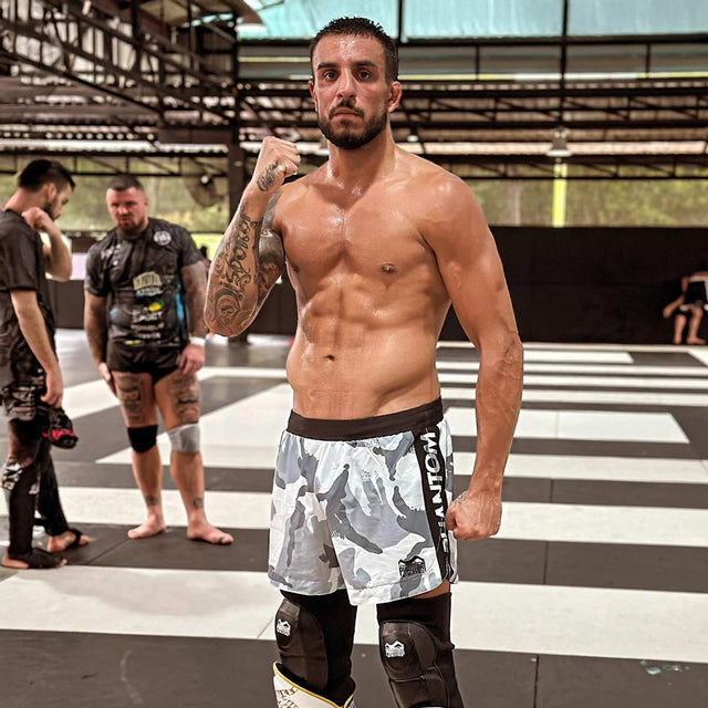 Phantom Athletics MMA-Shorts Fusion-R – Winter Camo