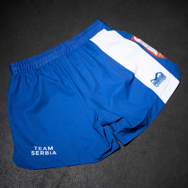 Phantom Athletics MMA Shorts Fusion-R Team Serbia - Rood/Wit/Blauw