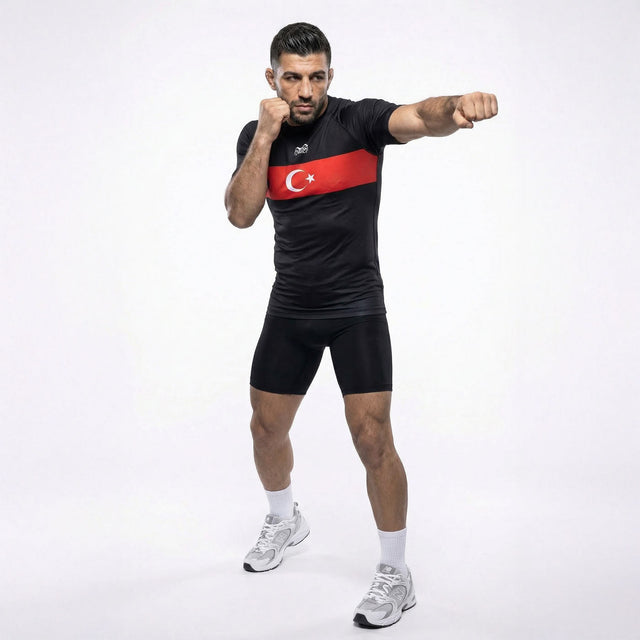 Phantom Athletics Rashguard Team Turkey – Černý