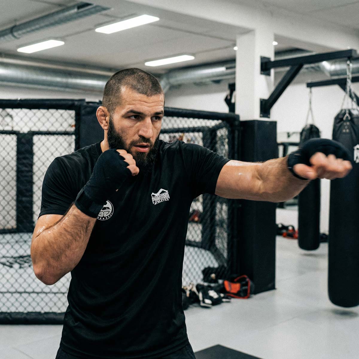 Phantom Athletics Trainingsshirt EVO+ Team Chechnya - Zwart