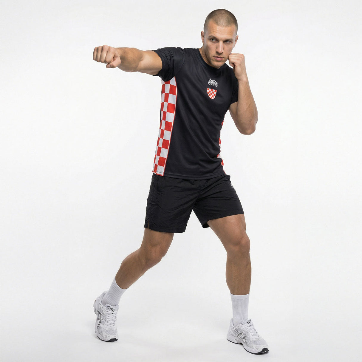 Phantom Athletics T-Shirt EVO+ Team Croatia - Zwart