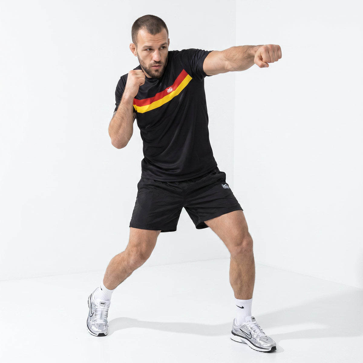 Phantom Athletics Trainingsshirt EVO+ Germany CT - Zwart/Rood/Goud