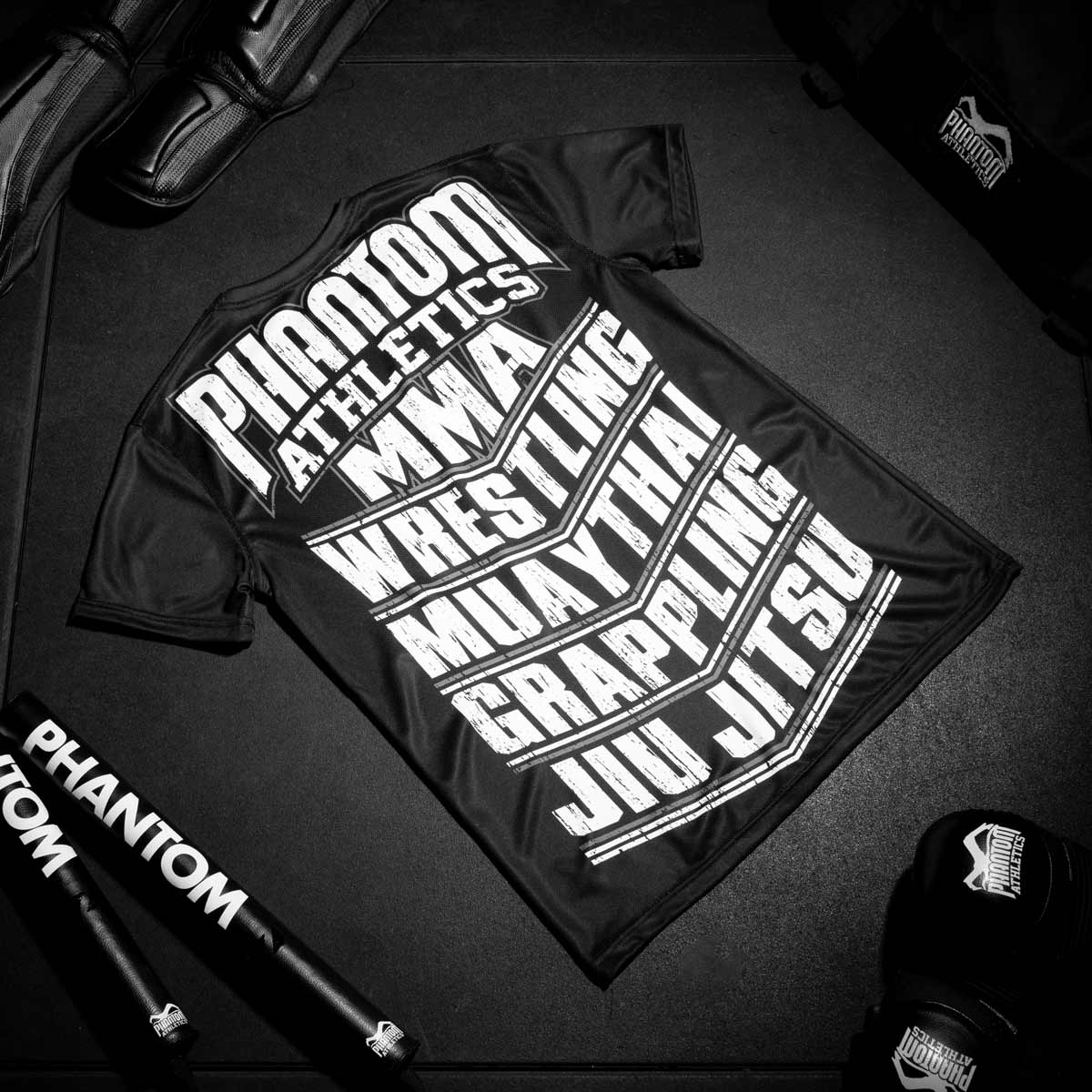 Phantom Athletics T-Shirt EVO MMA Sports – Schwarz