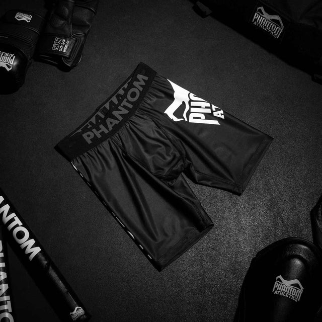 Phantom Athletics Compressie Shorts Vector Team - Zwart