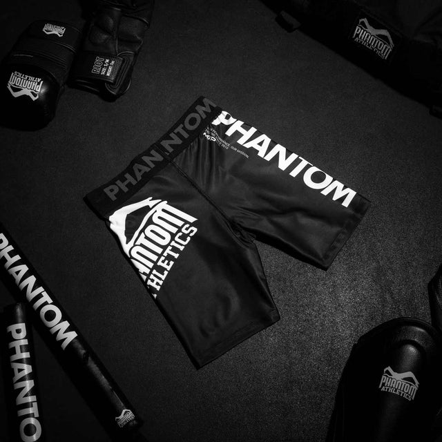 Phantom Athletics Compressie Shorts Vector Team - Zwart
