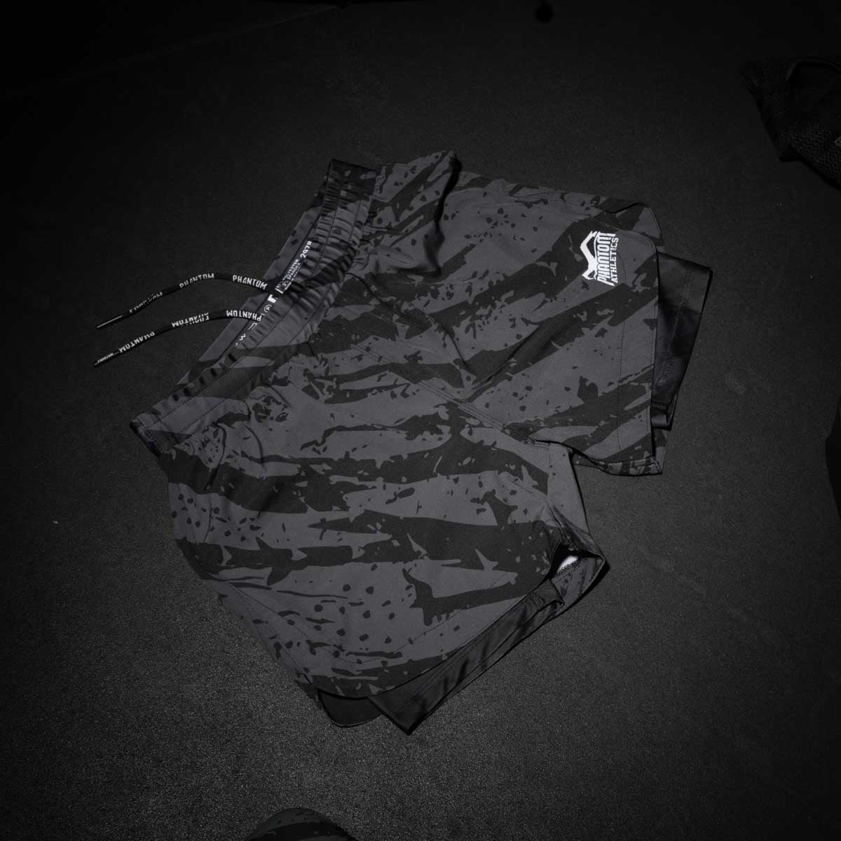 Phantom Athletics MMA Shorts Fusion 2in1 - Grijs