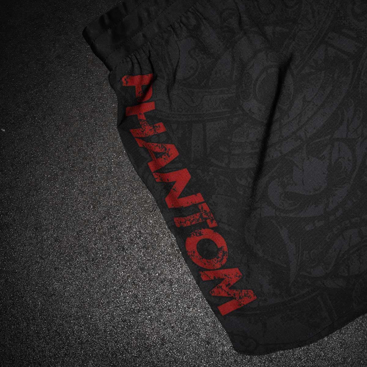 Phantom Athletics MMA Shorts Fusion-R Samurai - Zwart/Rood