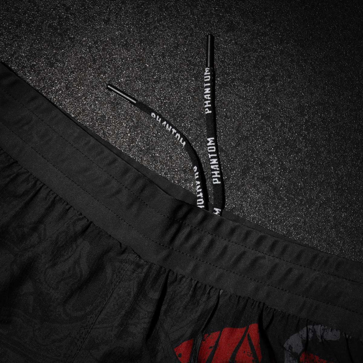 Phantom Athletics MMA Shorts Fusion-R Samurai - Zwart/Rood
