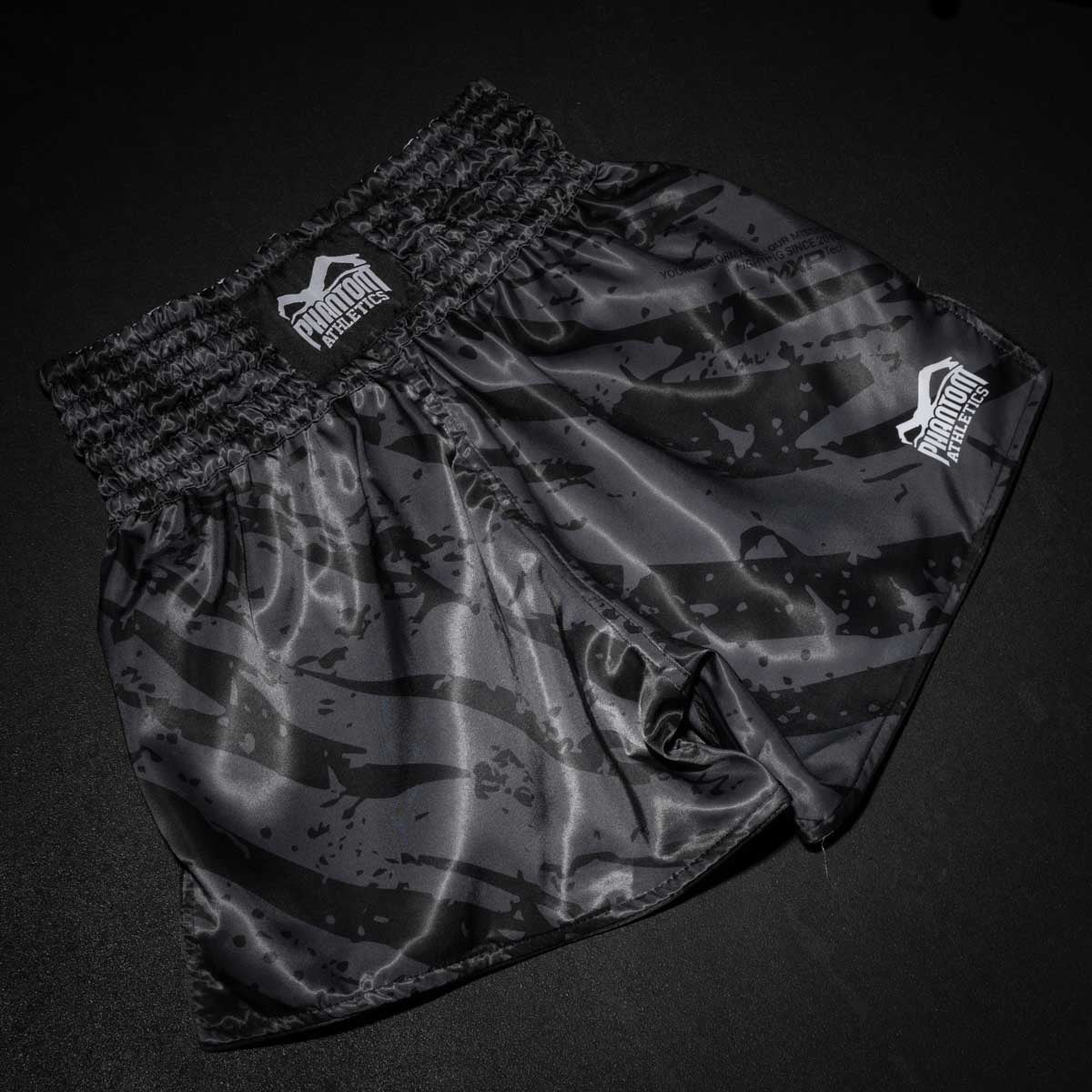 Phantom Athletics Muay Thai Shorts Tiger Camo - Grijs
