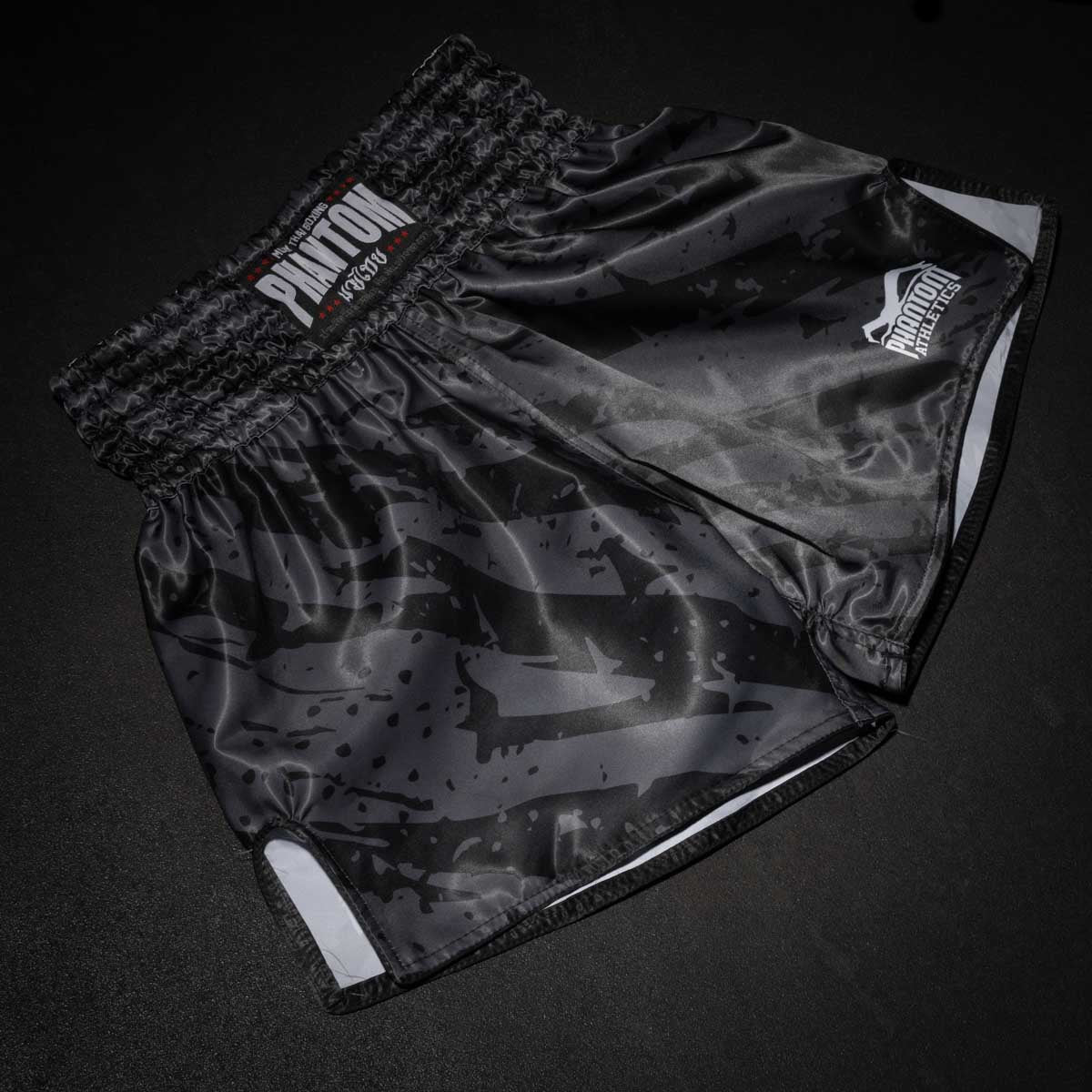 Phantom Athletics Muay Thai Shorts Tiger Camo - Grijs