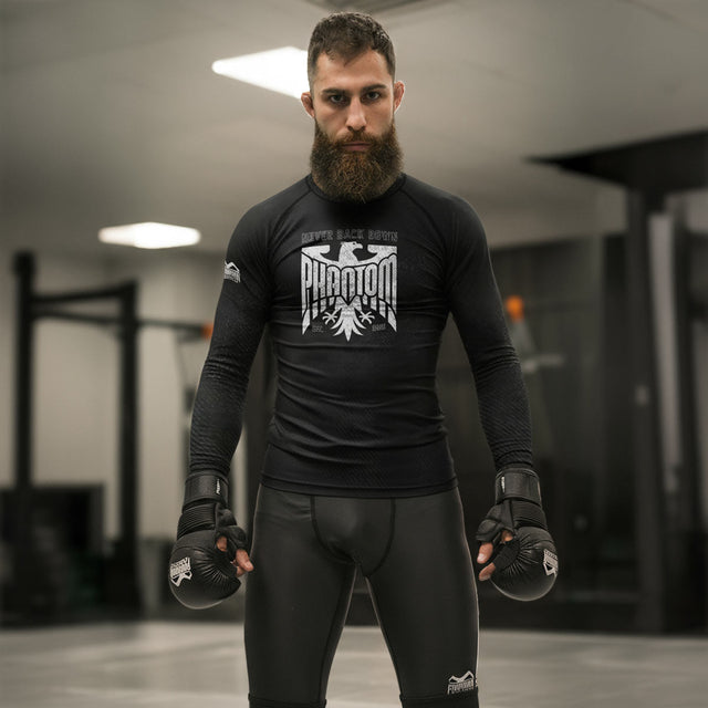 Rashguard Phantom Athletics Germany Eagle – Dlouhé rukávy – Černý