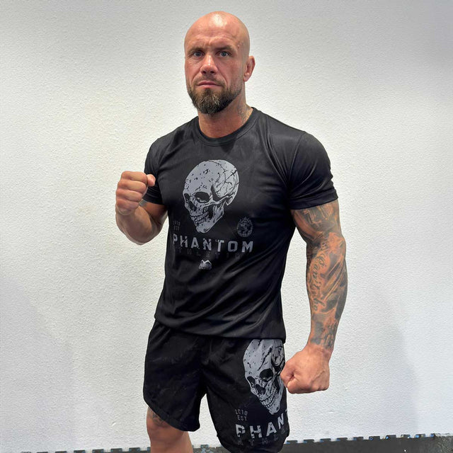 Phantom Athletics Trainingsshirt EVO Skull - Zwart