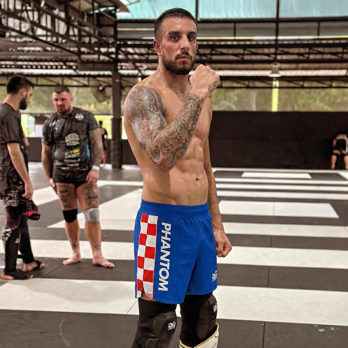 Phantom Athletics MMA Shorts Fusion-R Team Croatia - Blauw