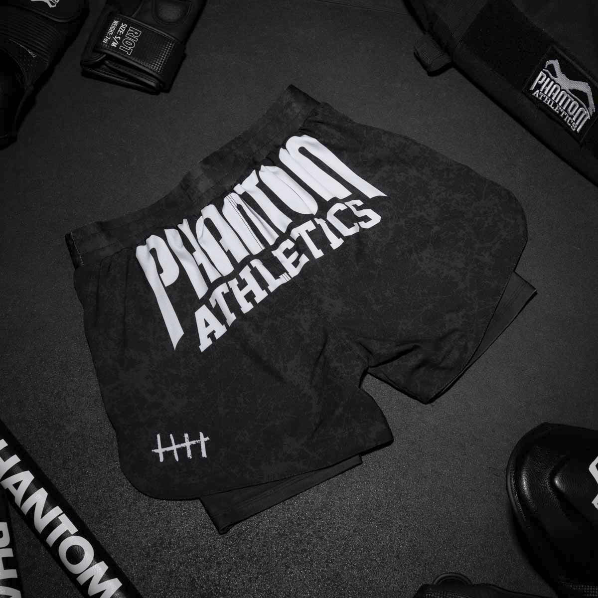 Pantaloncini MMA Phantom Athletics Fusion 2in1 – Nero