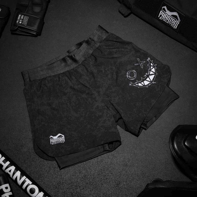 Pantaloncini MMA Phantom Athletics Fusion 2in1 – Nero