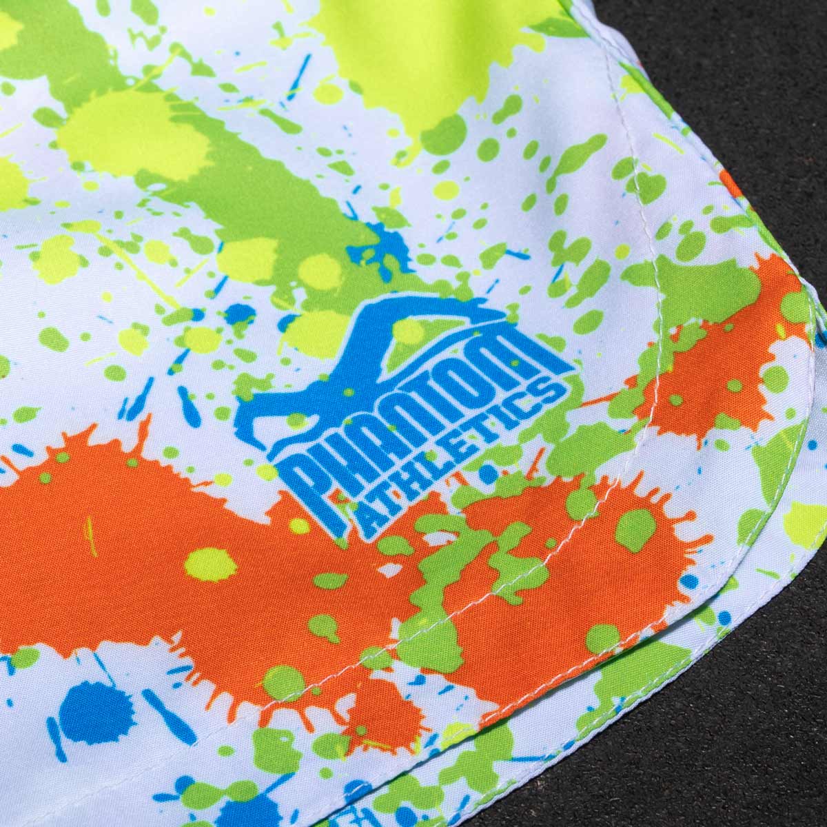 Pantaloncini MMA Phantom Athletics Fusion Splatter – Bianco/Neon