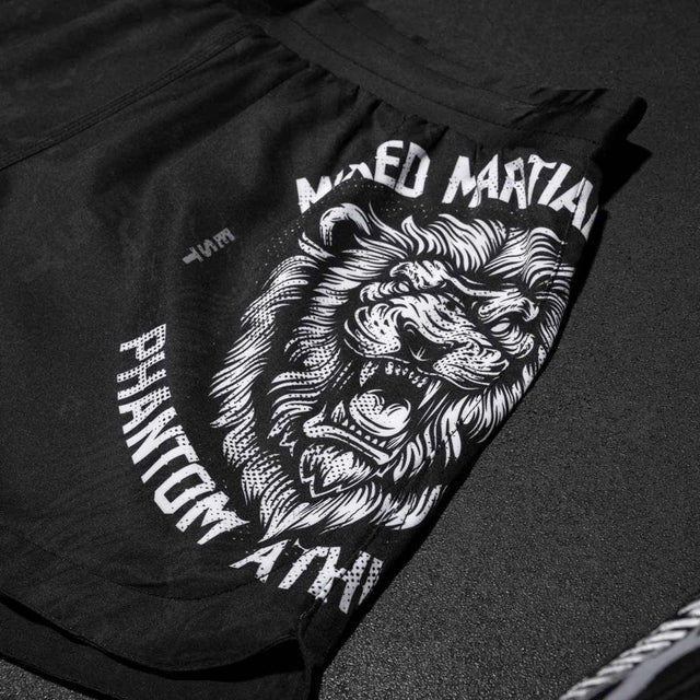 Phantom Athletics MMA-shorts Fusion Lionheart - Sort