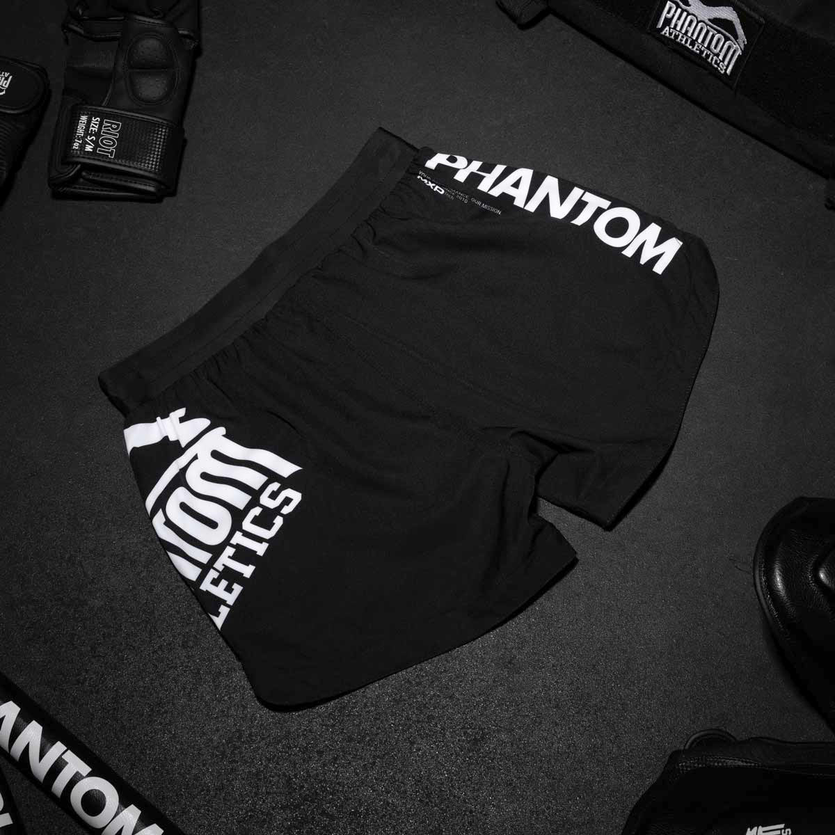 Phantom Athletics MMA Shorts Fusion Team - Zwart