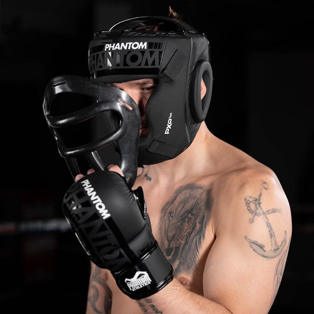 Phantom Athletics Hoofdbeschermer Apex Cage - Zwart