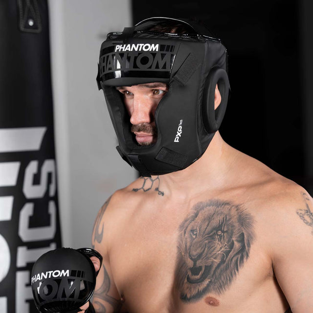 Phantom Athletics Hoofdbeschermer Apex Cage - Zwart