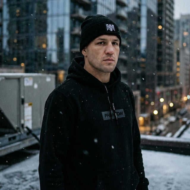 Sudadera Phantom Athletics Hoodie Zero – Negro/Gris