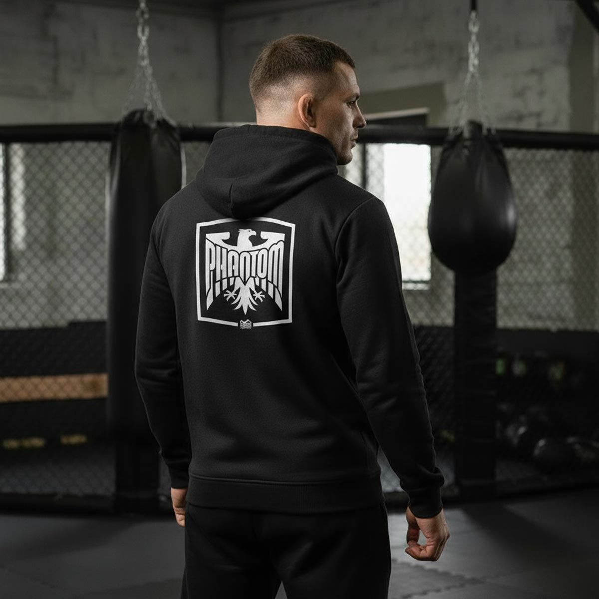 Phantom Athletics Hoodie Germany - Zwart
