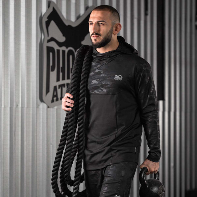 Phantom Athletics Hoodie Shadow - Zwart/Camo