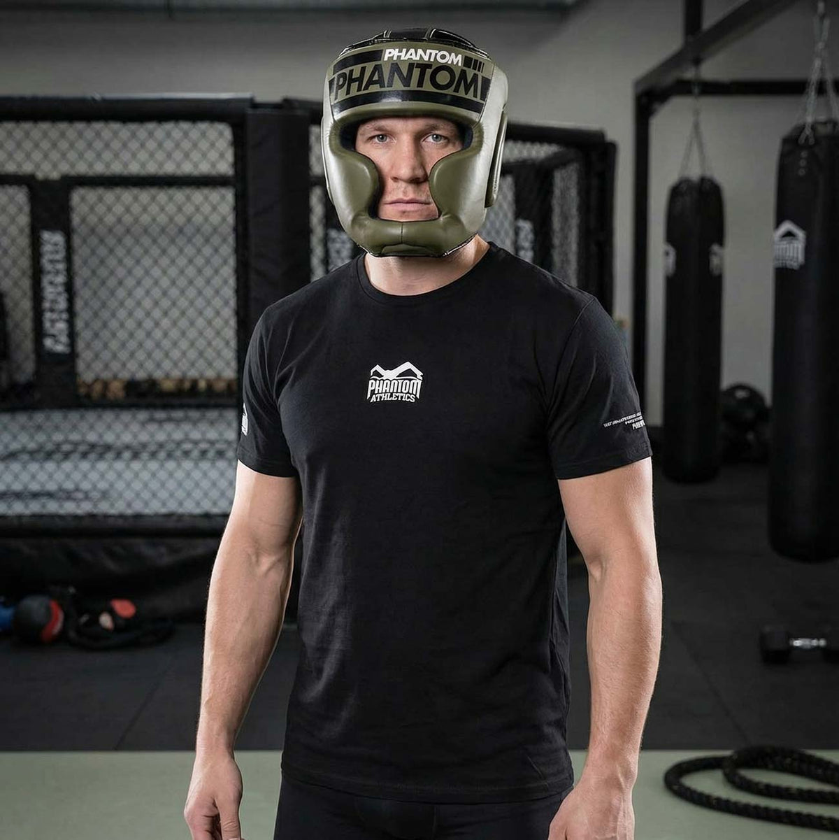 Phantom Athletics Hoofdbeschermer Muay Thai Army - Groen