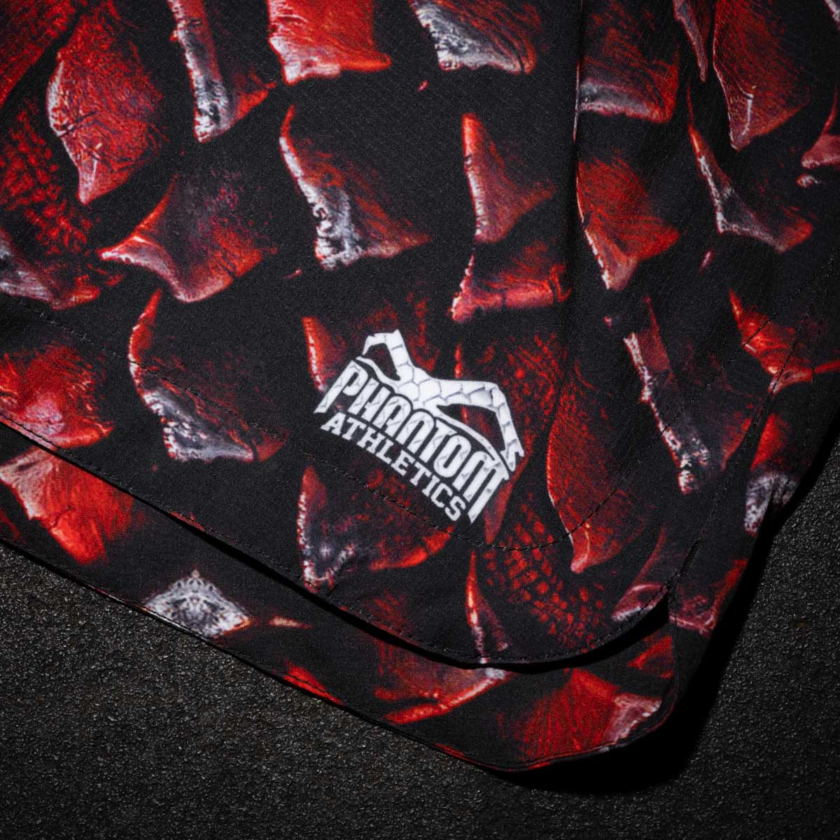 Phantom Athletics MMA Shorts Fusion Red Dragon - Rood