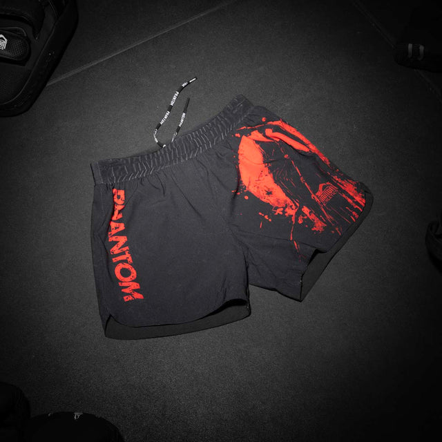 Phantom Athletics MMA-shorts Fusion-R Reaper – Svart/Röd