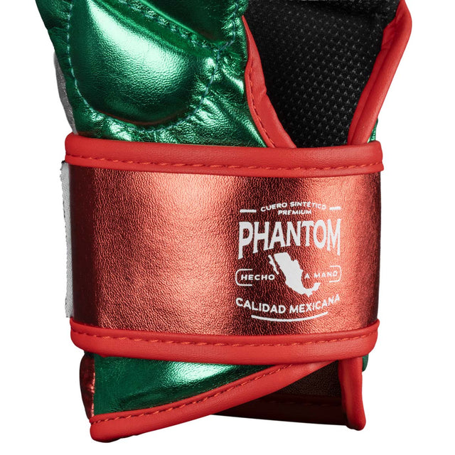 Phantom Athletics MMA-handskar Mexico – Silver/Grön/Röd
