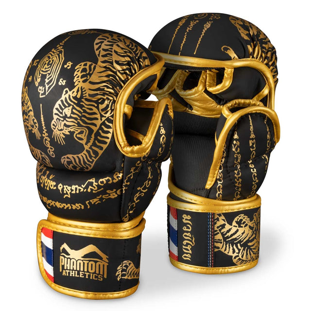 Phantom Athletics MMA Handschoenen Sparring Muay Thai - Zwart/Zilver