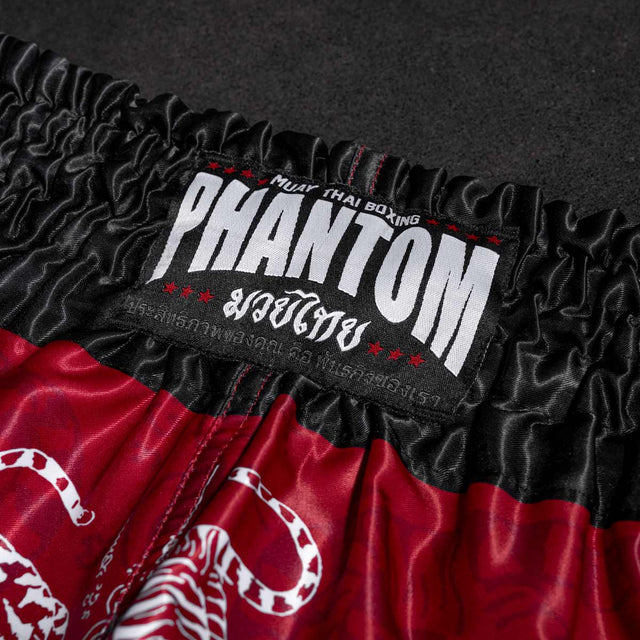 Shorts de Muay Thai Phantom Athletics Sak Yant – Rouge