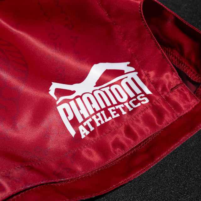 Shorts de Muay Thai Phantom Athletics Sak Yant – Rouge