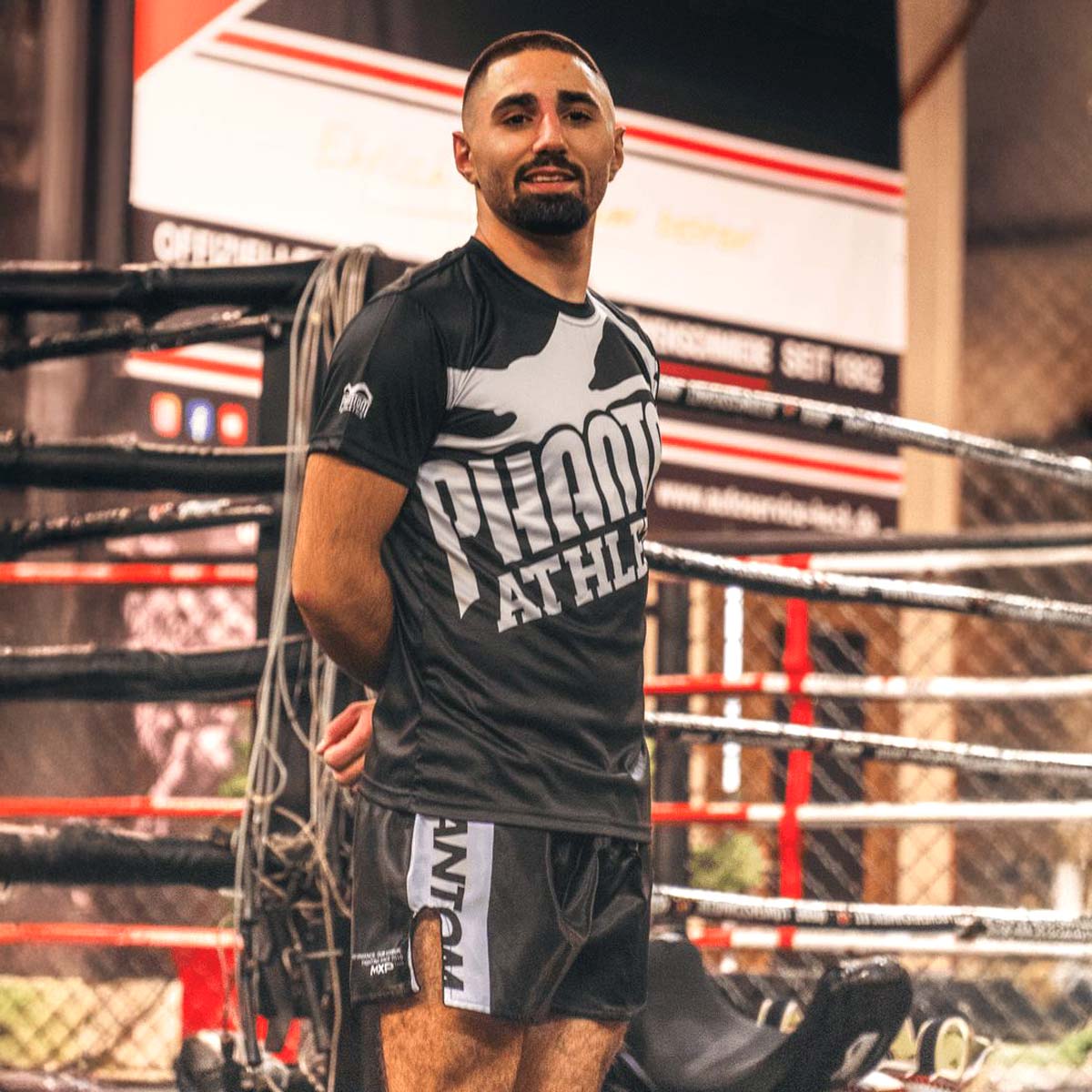 Phantom Athletics Muay Thai Shorts Apex - Zwart/Wit