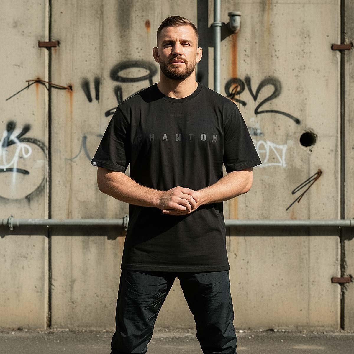 Phantom Athletics T-Shirt Vantage - Zwart