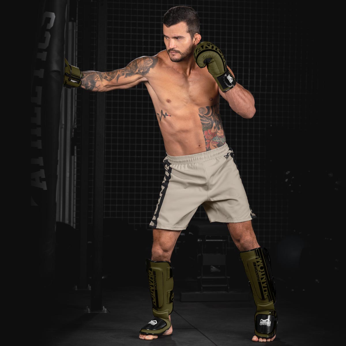 Phantom Athletics Scheenbeschermers APEX Hybrid - Groen