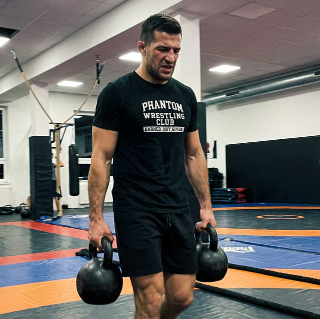 Phantom Athletics T-Shirt Wrestling Club – Black