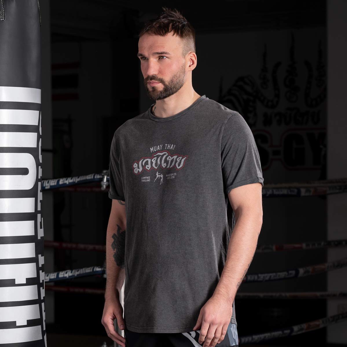 Phantom Athletics T-Shirt Muay Thai - Grijs