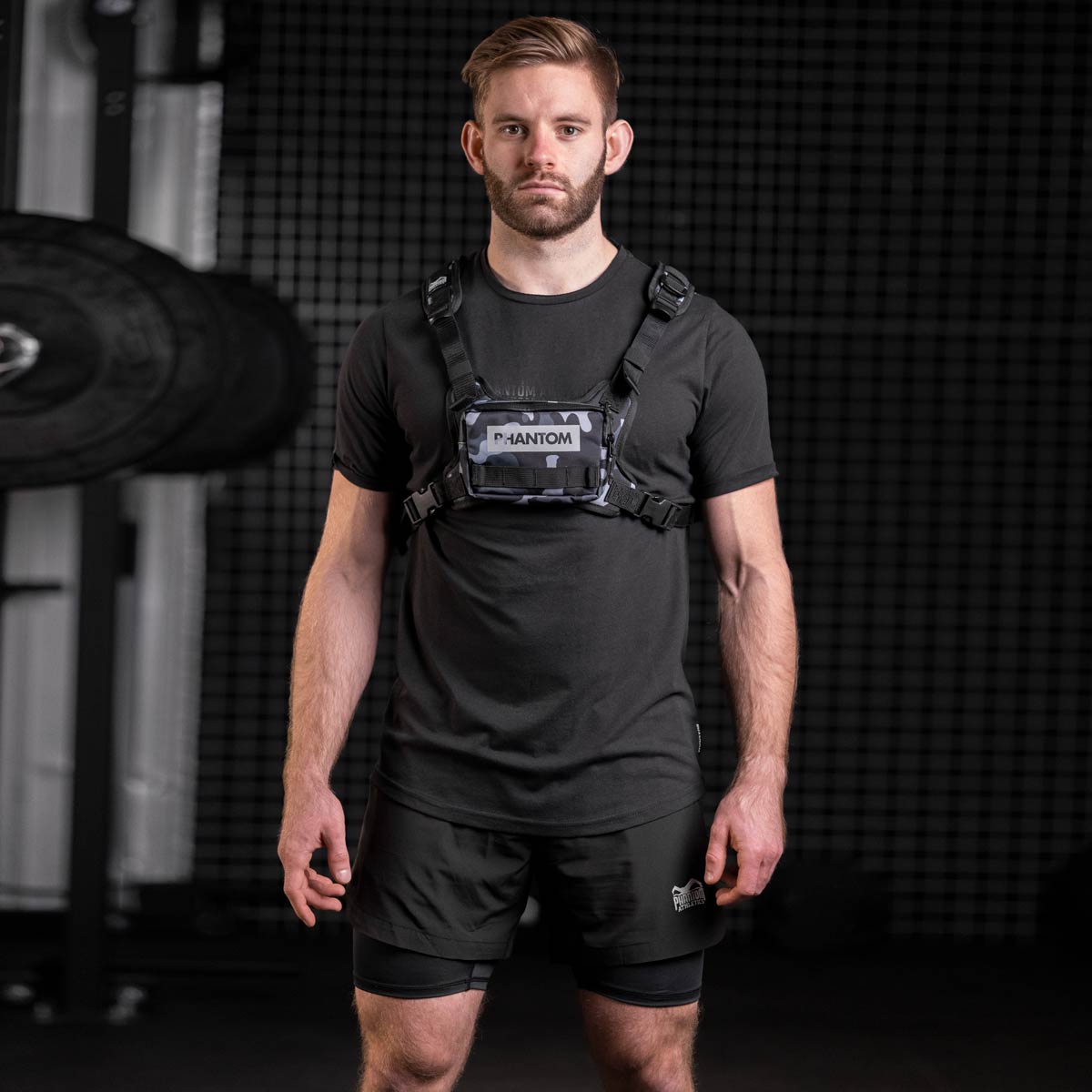 Phantom Athletics Compressie Shorts Laser 2in1 - Zwart