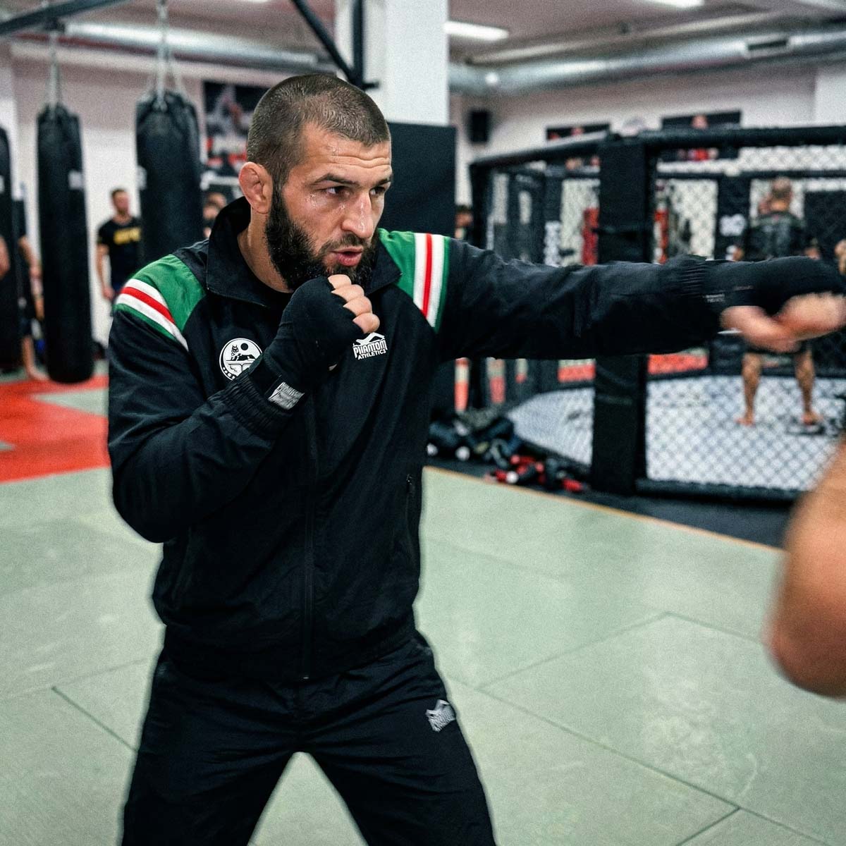 Phantom Athletics Trainingsjas DMC Team Chechnya - Zwart/Groen