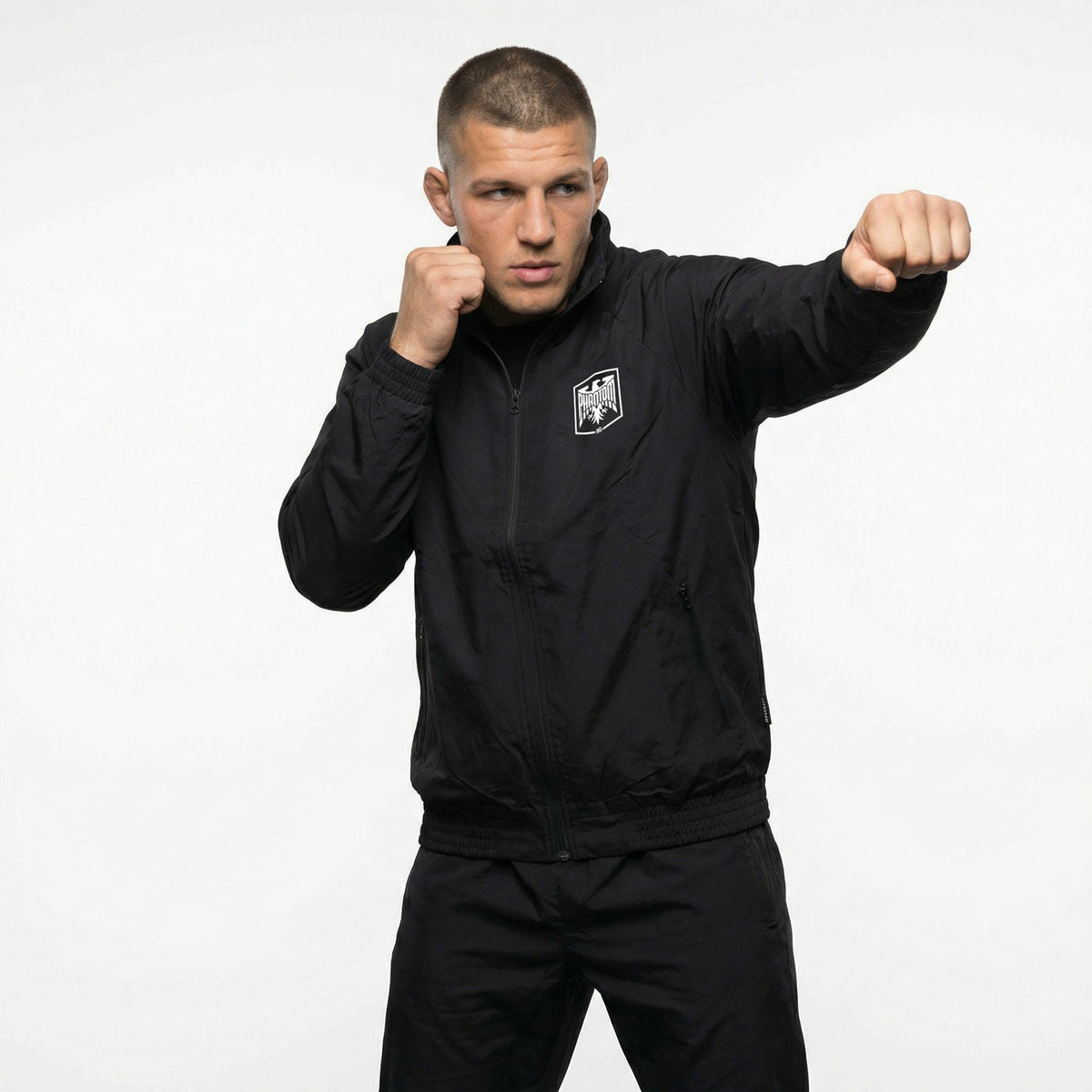 Phantom Athletics Trainingsjas DMC Germany Eagle - Zwart/Rood/Geel