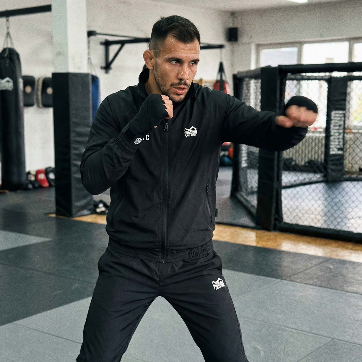 Phantom Athletics Trainingsjas DMC Team RAKIC - Zwart